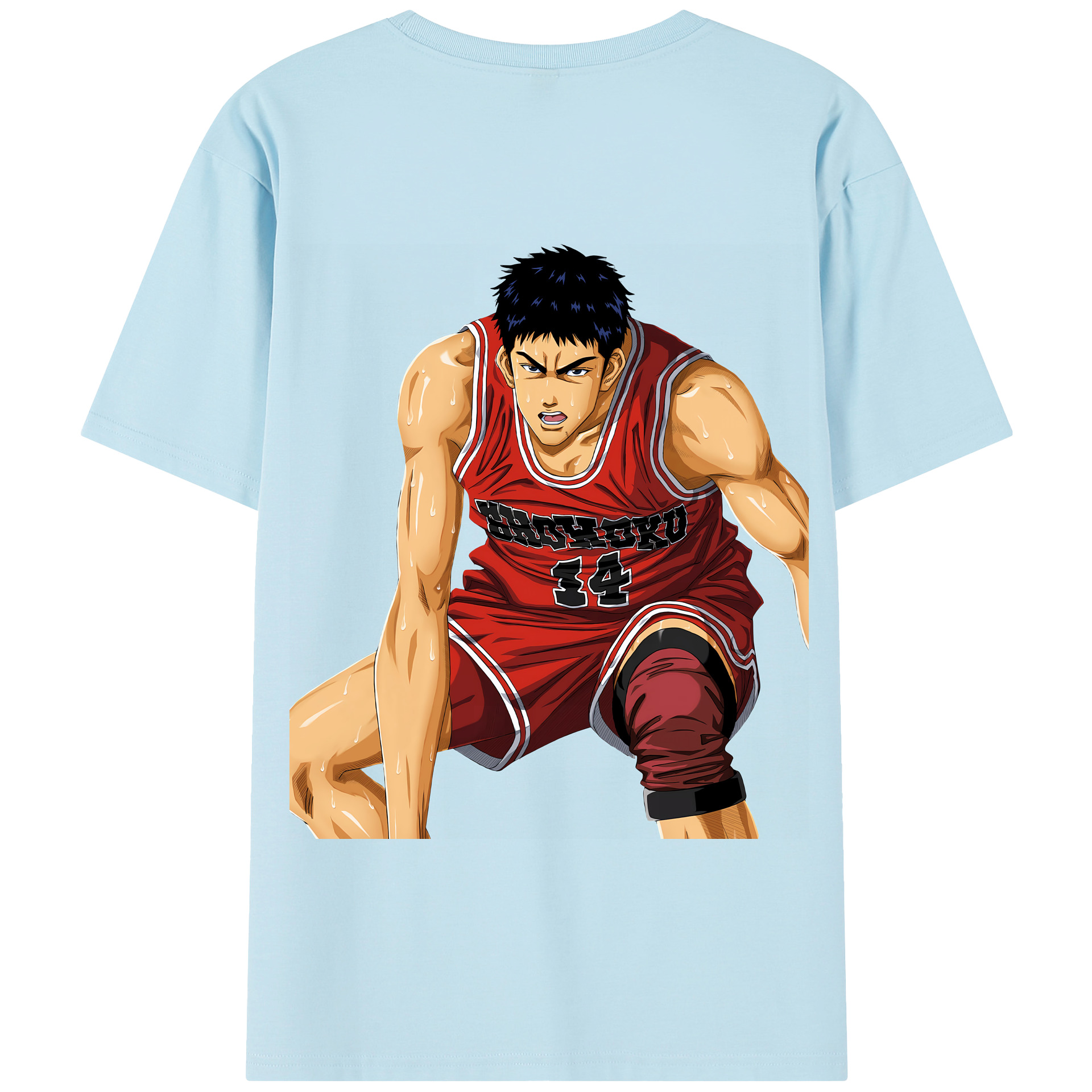 （画像用） SLAM DUNK／スラムダンク 綿100％半袖Tシャツ（背面プリント）